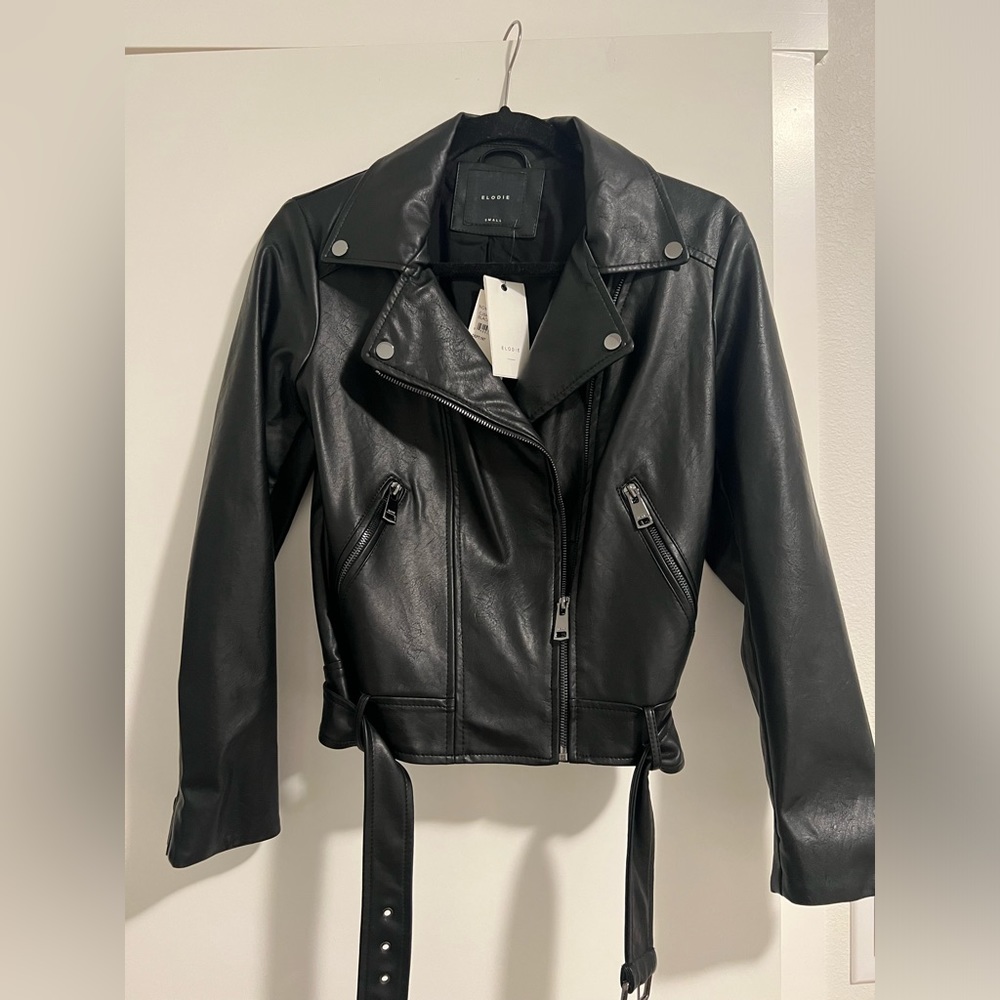 Elodie Faux Leather Jacket